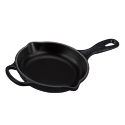 Le Creuset Runde Skillet Grillpfanne Ø 23 Cm Schwarz