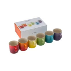 Le Creuset Tassen Rainbow 350 Ml 6 Stück