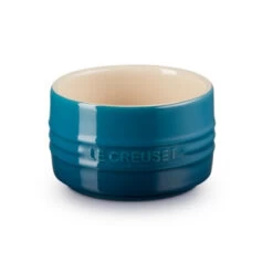 Le Creuset Souffle Förmchen / Creme Brulee Schälchen Deap Teal ø 8 Cm / 200 Ml