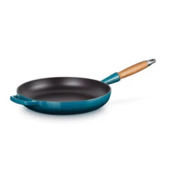 Le Creuset Bratpfanne Signature Deep Teal ø 28 Cm / 2,6 Liter Emaillierte Antihaftbeschichtung