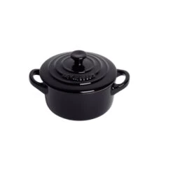 Le Creuset Mini Bräter Schwarz 10 Cm