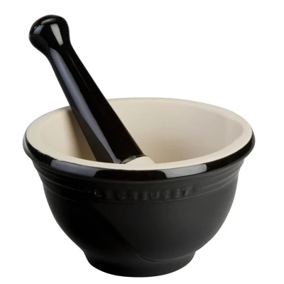 Le Creuset Mörser Mit Stößel Schwarz ø 12 Cm