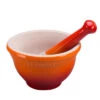 Le Creuset Mörser Mit Stößel Ofenrot ø 12 Cm