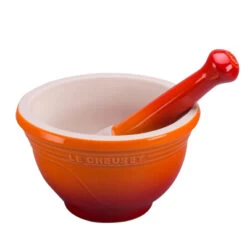 Le Creuset Mörser Mit Stößel Ofenrot ø 12 Cm