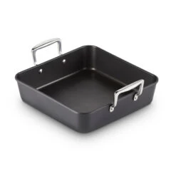 Le Creuset Bratreine Viereckig Schwarz 26x26 Cm