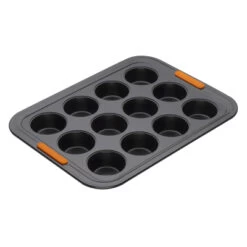 Le Creuset Muffin Backform Schwarz