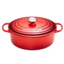 Le Creuset Signature Ovale Bratpfanne/Schmortopf Ø 31 Cm Rot