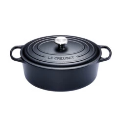 Le Creuset Signature Ovale Bratpfanne/Schmortopf Ø 27 Cm Schwarz