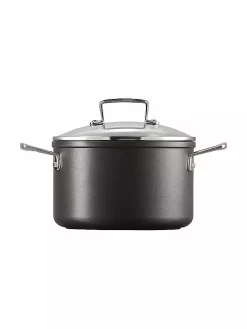 LE CREUSET, Aluminium-Antihaft Fleischtopf Mit Deckel 20cm/3,8l Schwarz -Köstliche Küche lecreuset aluminium antihaftfleischtopfmitdeckel20cm32C8lschwarz 2 768 1024 75 7348122 2
