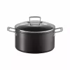LE CREUSET, Aluminium-Antihaft Fleischtopf Mit Deckel 24cm/6l Schwarz -Köstliche Küche lecreuset aluminium antihaftfleischtopfmitdeckel24cm6lschwarz 1 768 1024 75 7348123 1