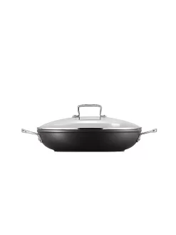 LE CREUSET, Aluminium-Antihaft Profipfanne Mit Glasdeckel 30cm Schwarz 9 LE CREUSET, Aluminium-Antihaft Profipfanne Mit Glasdeckel 30cm Schwarz -Köstliche Küche lecreuset aluminium antihaftprofipfannemitglasdeckel30cmschwarz 3 768 1024 75 7348134 3