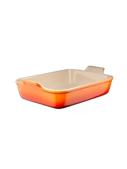 LE CREUSET, Auflaufform Tradition 19x13cm (Ofenrot)