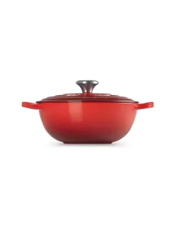 LE CREUSET, Bräter 24cm La Marmite Signature Kirschrot -Köstliche Küche lecreuset brC3A4ter24cmlamarmitesignaturekirschrot 3 768 1024 75 7577360 3