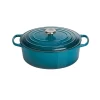 LE CREUSET, Bräter Oval "Signature" 31cm (deep Teal) -Köstliche Küche lecreuset brC3A4teroval26quot3Bsignature26quot3B31cm28deepteal29 1 768 1024 75 7101778 1