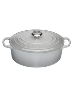 LE CREUSET, Bräter Oval "Signature" 31cm (perlgrau)