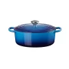 LE CREUSET, Bräter Oval 29cm SIGNATURE Azure -Köstliche Küche lecreuset brC3A4teroval29cmsignatureazure 1 768 1024 75 7592436 1