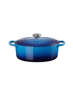 LE CREUSET, Bräter Oval 29cm SIGNATURE Azure