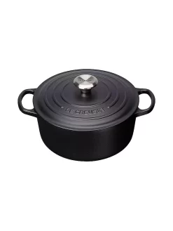 LE CREUSET, Bräter Rund "Signature" 20cm (Schwarz)