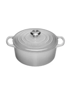 LE CREUSET, Bräter Rund "Signature" 24cm/4,2l (Perlgrau)
