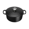 LE CREUSET, Bräter Rund "Signature" 24cm/4,2l (Schwarz)