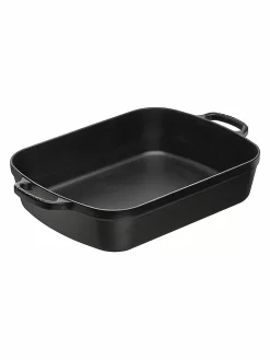 LE CREUSET, Bräter Rund Gusseisen 1,6l (Schwarz)