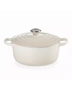 LE CREUSET, Bräter Rund Signature 20cm Meringue