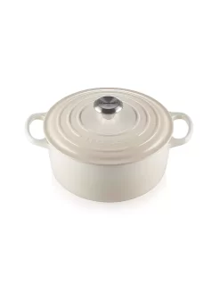 LE CREUSET, Bräter Rund Signature 24cm/4,2l Meringue