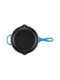 LE CREUSET, Brat- Und Servierpfanne SIGNATURE 23cm Azure -Köstliche Küche lecreuset brat undservierpfannesignature23cmazure 4 768 1024 75 7592254 4