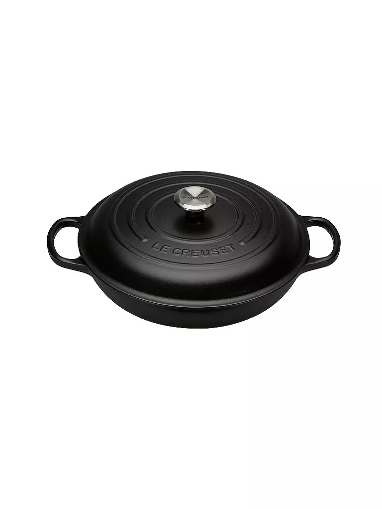 LE CREUSET, Gourmet-Profitopf "Signature" 30cm (Schwarz) 2 LE CREUSET, Gourmet-Profitopf "Signature" 30cm (Schwarz)