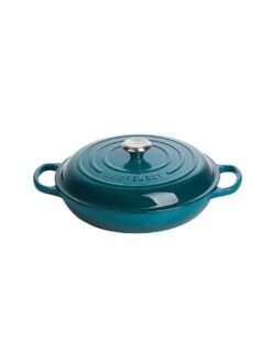 LE CREUSET, Gourmet Profitopf "Signature" 30cm (deep Teal)