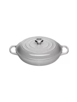 LE CREUSET, Gourmet Profitopf "Signature" 30cm (Perlgrau)