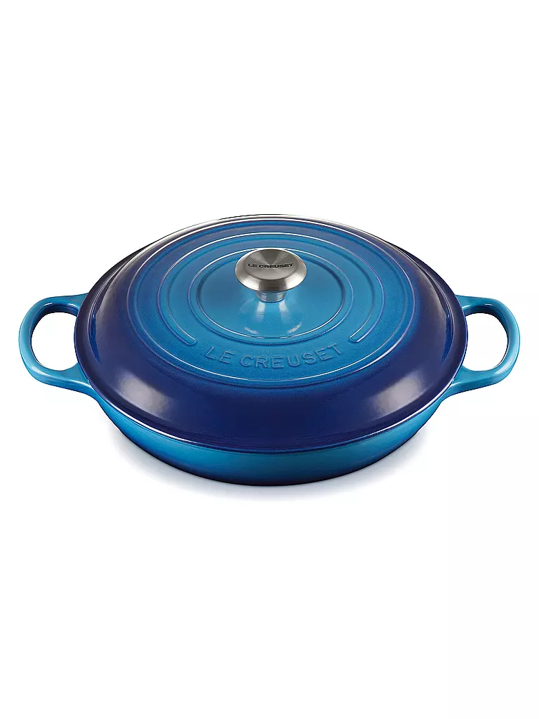 LE CREUSET, Gourmet Profitopf 30cm SIGNATURE Azure 3 LE CREUSET, Gourmet Profitopf 30cm SIGNATURE Azure