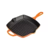 LE CREUSET, Grillpfanne Quadratisch 26x26cm "Signature" (Ofenrot)
