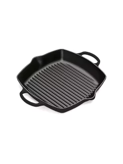 LE CREUSET, Grillpfanne Quadratisch Mit Griffe 30cm (Schwarz)