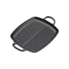 LE CREUSET, Grillplatte Aus Gusseisen Signature 30cm Schwarz