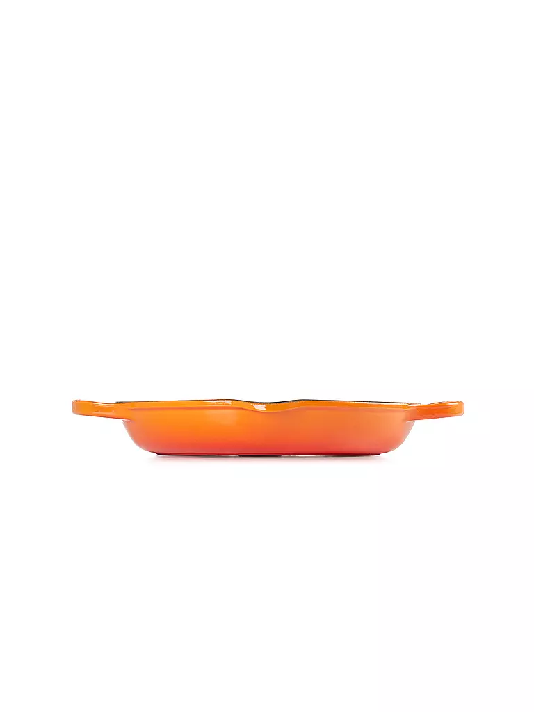 LE CREUSET, Grillplatte Rund 25cm (Ofenrot) 4 LE CREUSET, Grillplatte Rund 25cm (Ofenrot) – Bild 2
