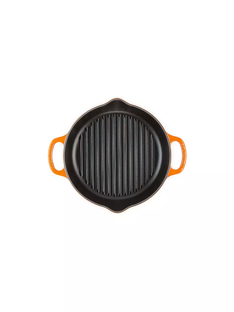 LE CREUSET, Grillplatte Rund 25cm (Ofenrot) 6 LE CREUSET, Grillplatte Rund 25cm (Ofenrot) – Bild 4