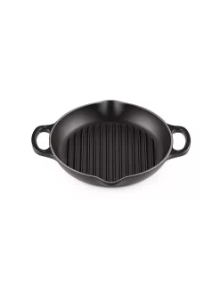LE CREUSET, Grillplatte Rund 25cm (Schwarz) -Köstliche Küche lecreuset grillplatterund25cm28schwarz29 3 768 1024 75 7311715 3