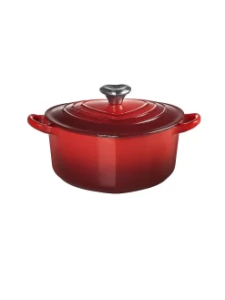 LE CREUSET, Herzbräter Mit Herzknopf 20cm/1,9l Kirschrot