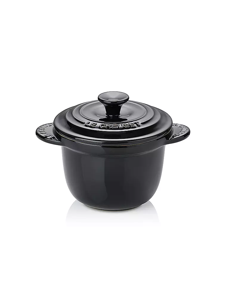 LE CREUSET, Mini-Cocotte "Every" 13cm/0,45L (Schwarz) 3 LE CREUSET, Mini-Cocotte "Every" 13cm/0,45L (Schwarz)
