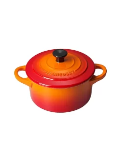 LE CREUSET, Mini-Cocotte "Poterie" 10cm (ofenrot) 0,2L