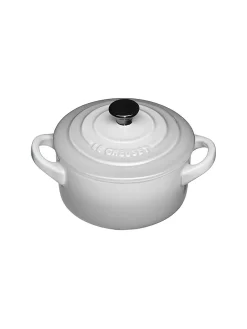 LE CREUSET, Mini Cocotte "Poterie" 10cm/0,2l (Perlgrau)
