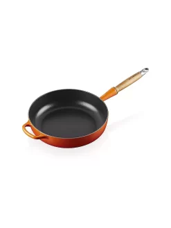 LE CREUSET, Sautepfanne Signature 28cm Ofenrot