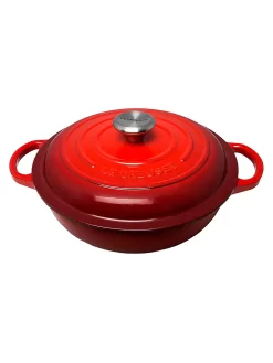 LE CREUSET, Stew Pot Signature 22cm Kirschrot