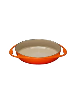 LE CREUSET, Tartin Backform Aus Gusseisen 28cm (Ofenrot)